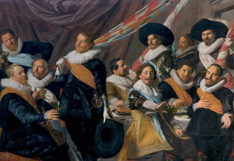 Bankiet oficerów korpusu łuczników św. Jerzego, Haarlem 1627 - Frans Hals