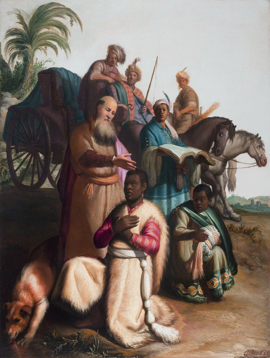 Chrzest eunucha - Rembrandt