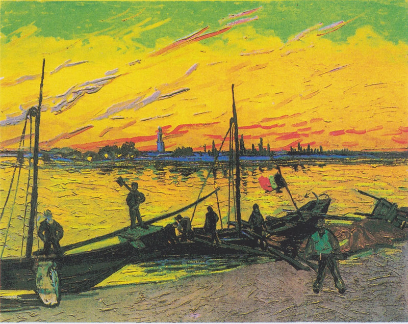 Barki węglowe - Vincent van Gogh