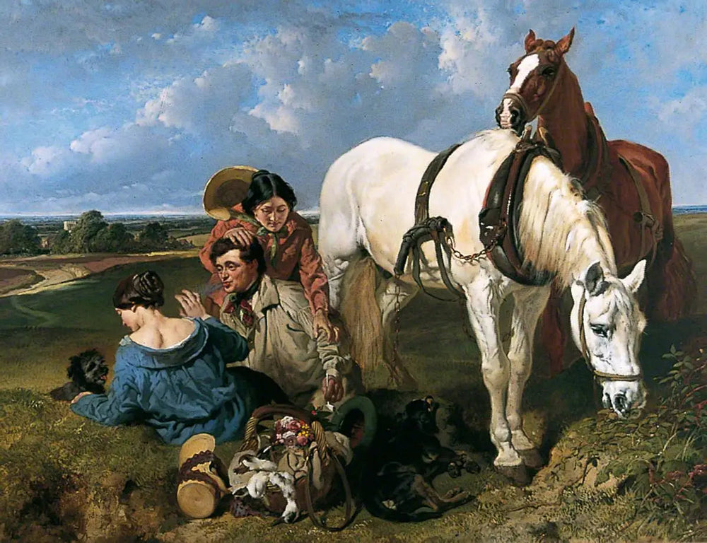 Barney laisse les filles tranquilles - John Frederick Herring Sr. - Alpha Reproduction