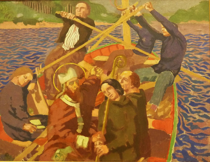 Łódka u świętego Bretończyka - Maurice Denis