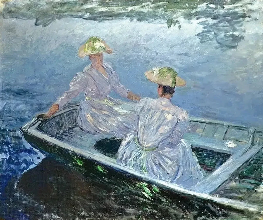 Niebieska łódź W1153 - Claude Monet