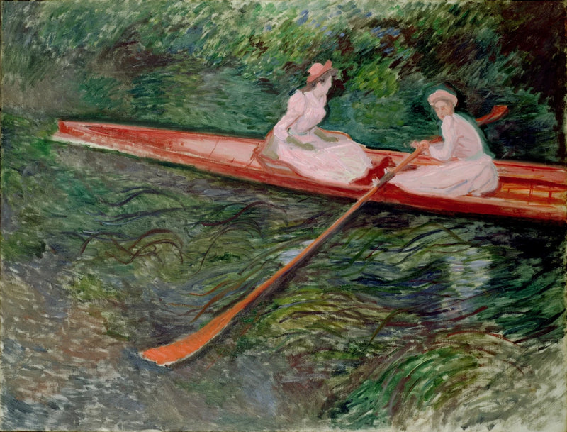 Różowy skif - Claude Monet