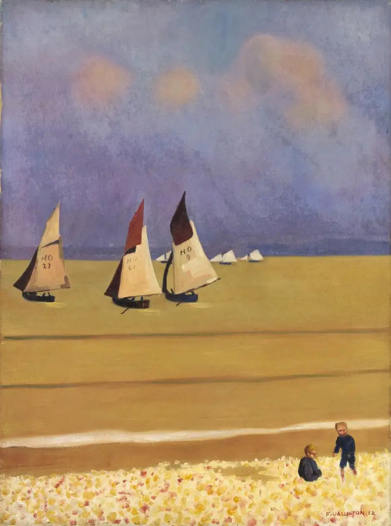 Łodzie w Honfleur - Félix Vallotton