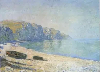 Łodzie na plaży Pourville, odpływ W709 - Monet