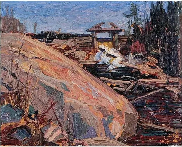 Zapora z drewna - Tom Thomson