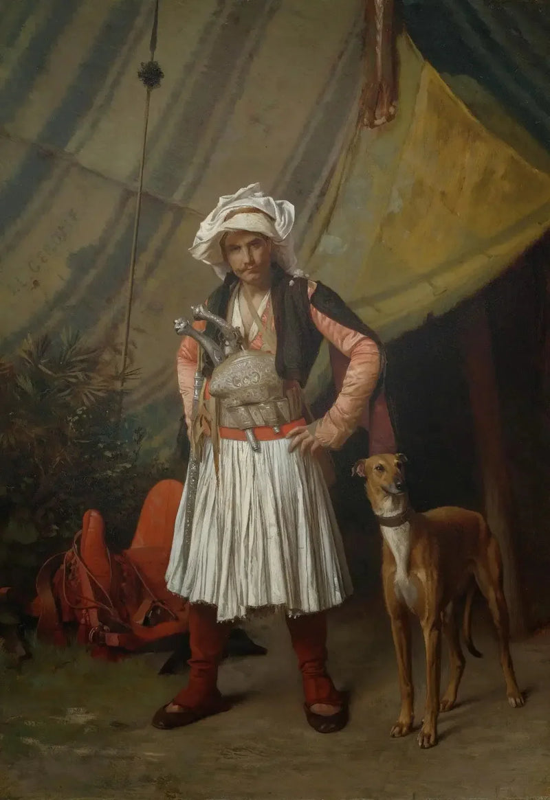Bashi-Bouzouk i jego pies - Jean-Léon Gérôme
