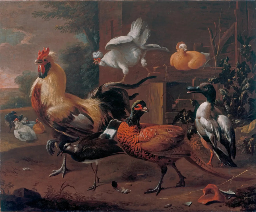 gospodarstwo - Melchior de Hondecoeter