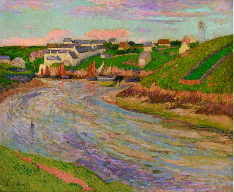 Dno morza, wieczorem - Henry Moret