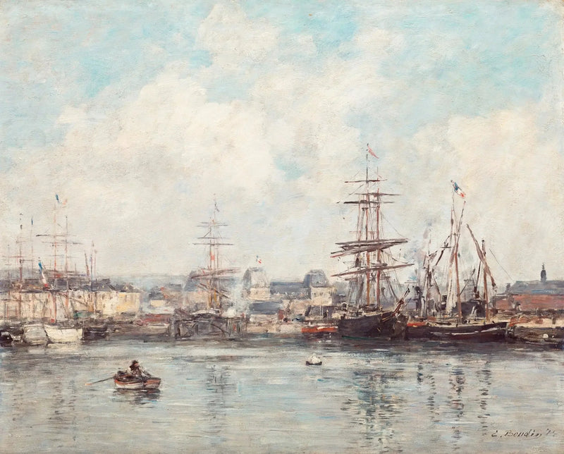 Basen Casimira Delavigne'a w Hawrze - Eugène Boudin