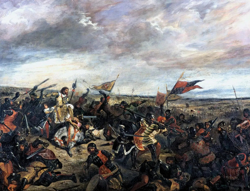 Bitwa pod Poitiers - Eugène Delacroix