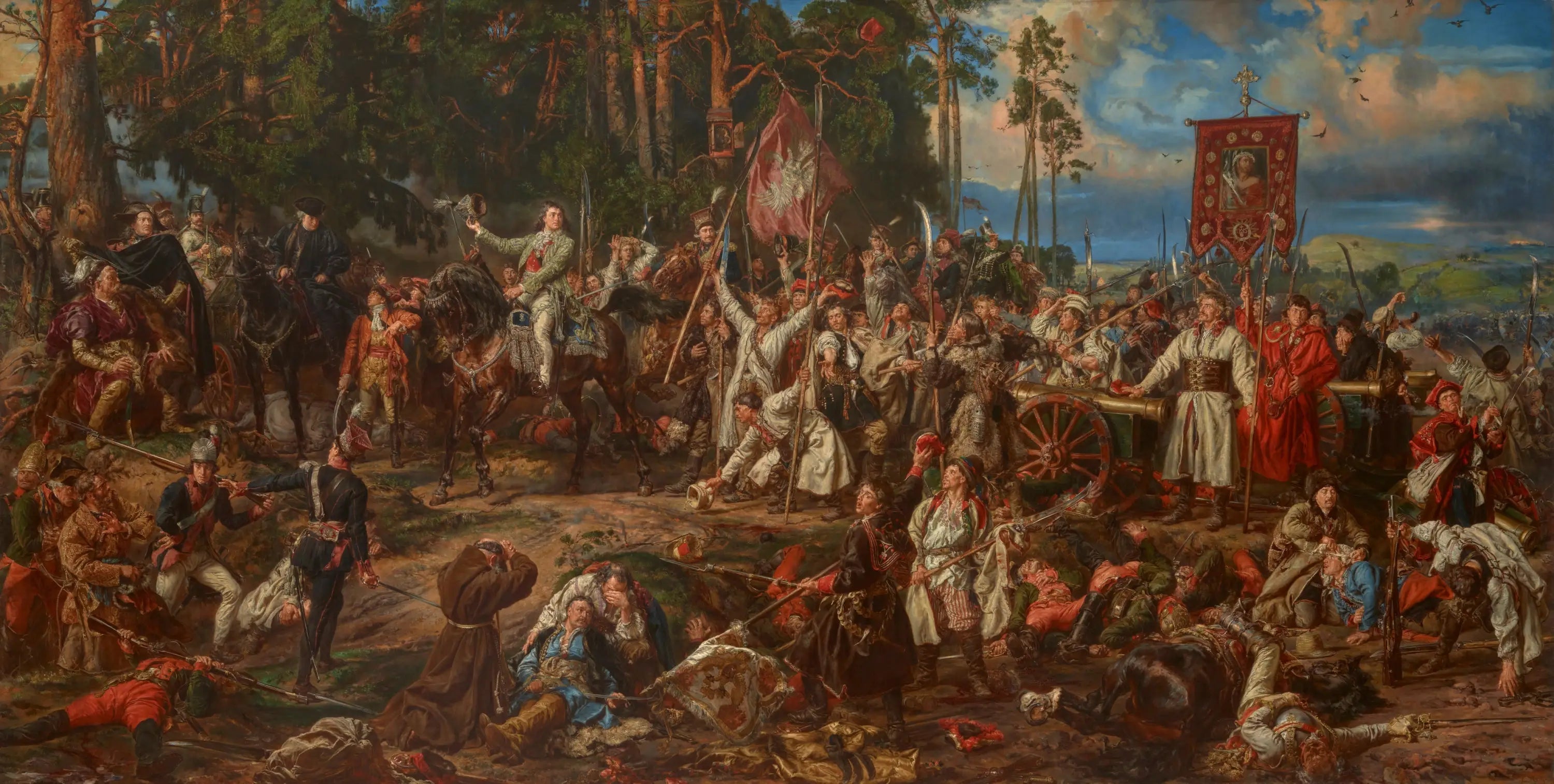 Bataille de Raclawice - Jan Matejko - Alpha Reproduction