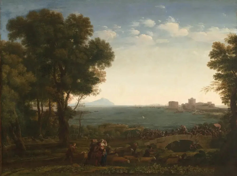 Bitwa na moście - Claude Lorrain