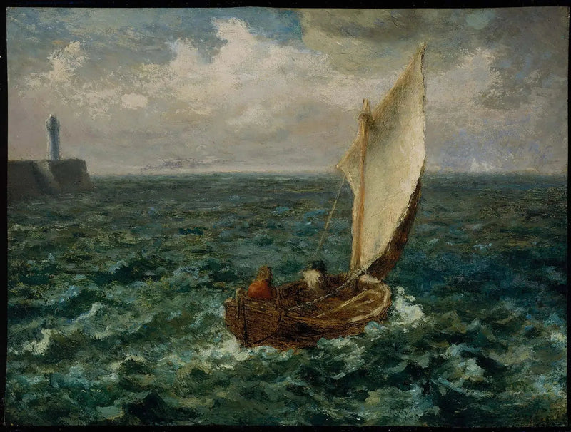 Łódź rybacka - Jean-François Millet