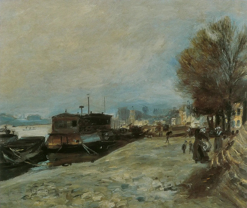 Łódź do prania na Sekwanie - Pierre-Auguste Renoir