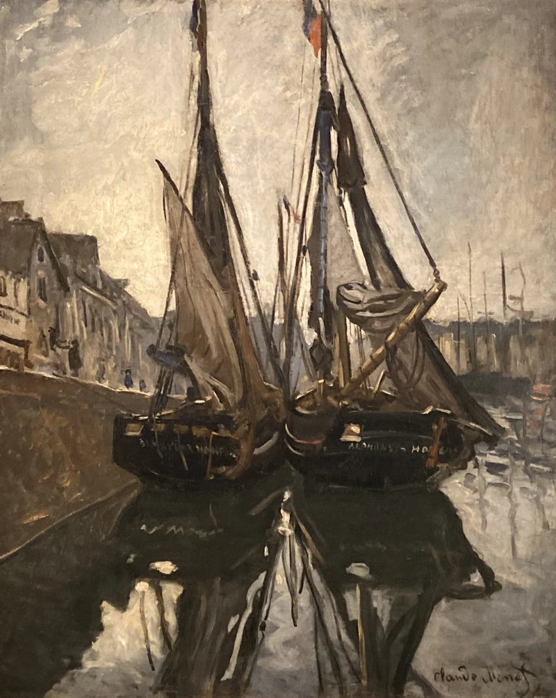 Łódź rybacka w Honfleur W116 - Claude Monet