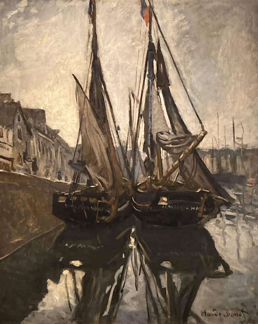 Łódź rybacka w Honfleur W116 - Claude Monet
