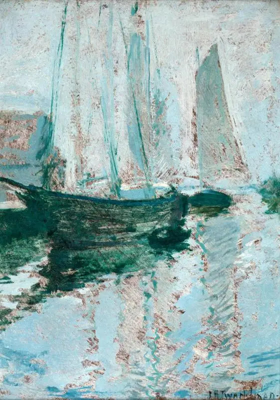 Statki z Gloucester - John Henry Twachtman