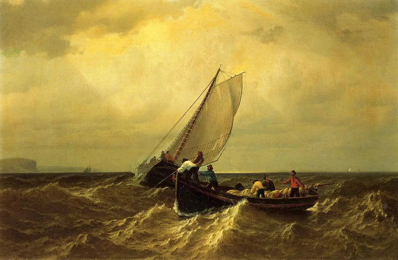 Łodzie wędkarskie w zatoce Fundy - William Bradford