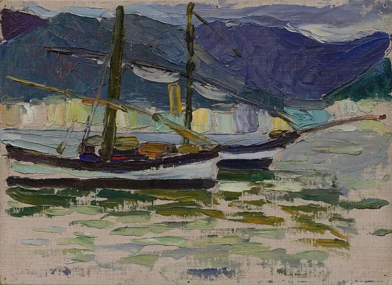 Łodzie rybackie, Sestri - Wasilij Kandinsky