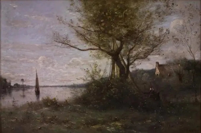 Batelier z wyspy - Jean-Baptiste Camille Corot