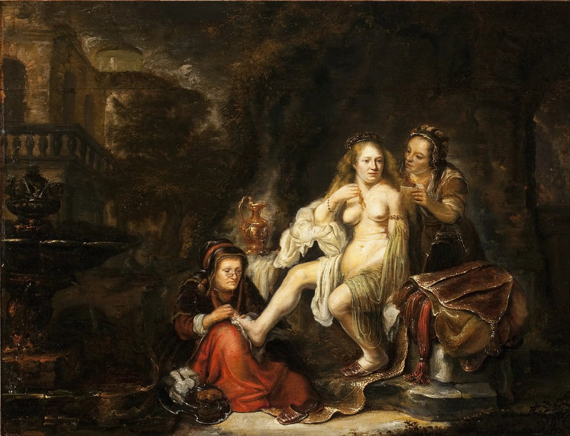 Bath-Szeba otrzymuje list od Dawida - Rembrandt