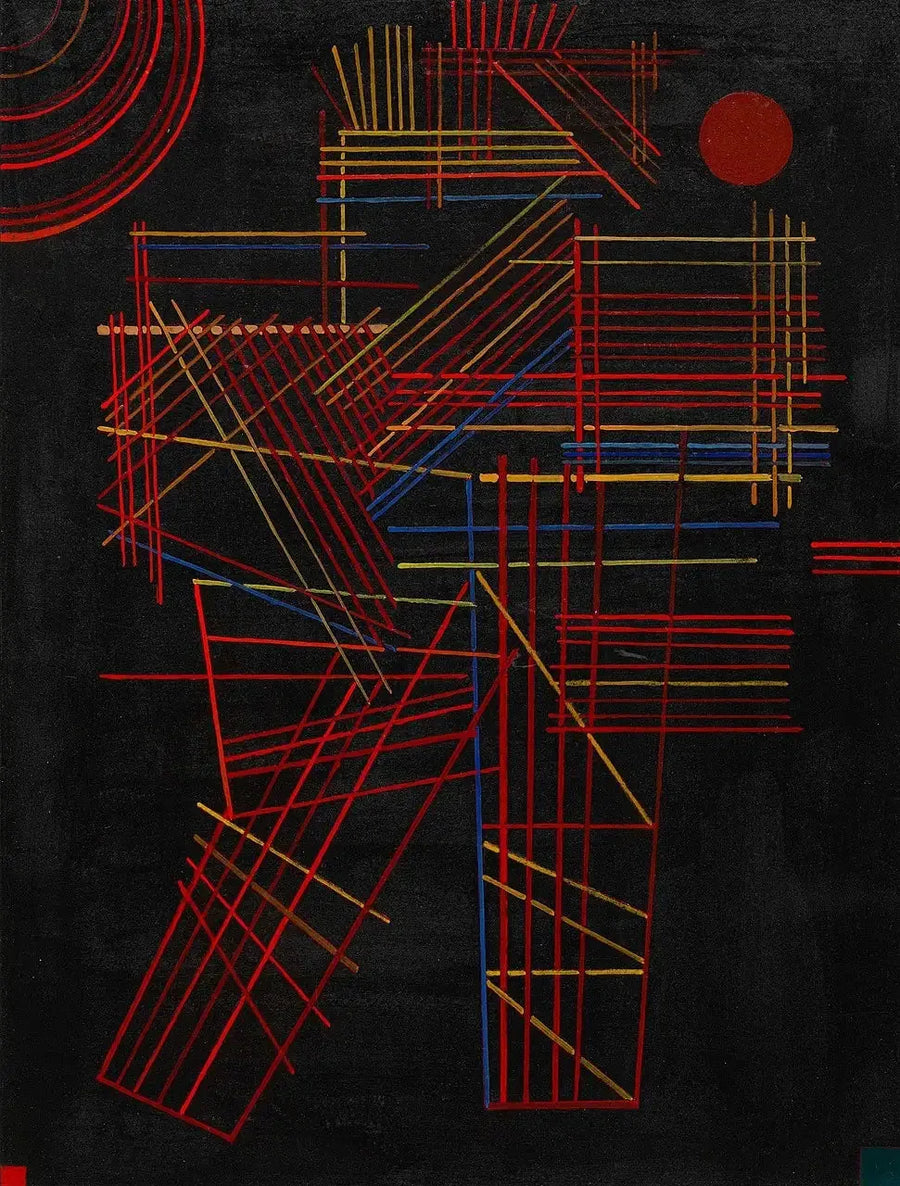 Kolorowe patyki - Wasilij Kandinsky