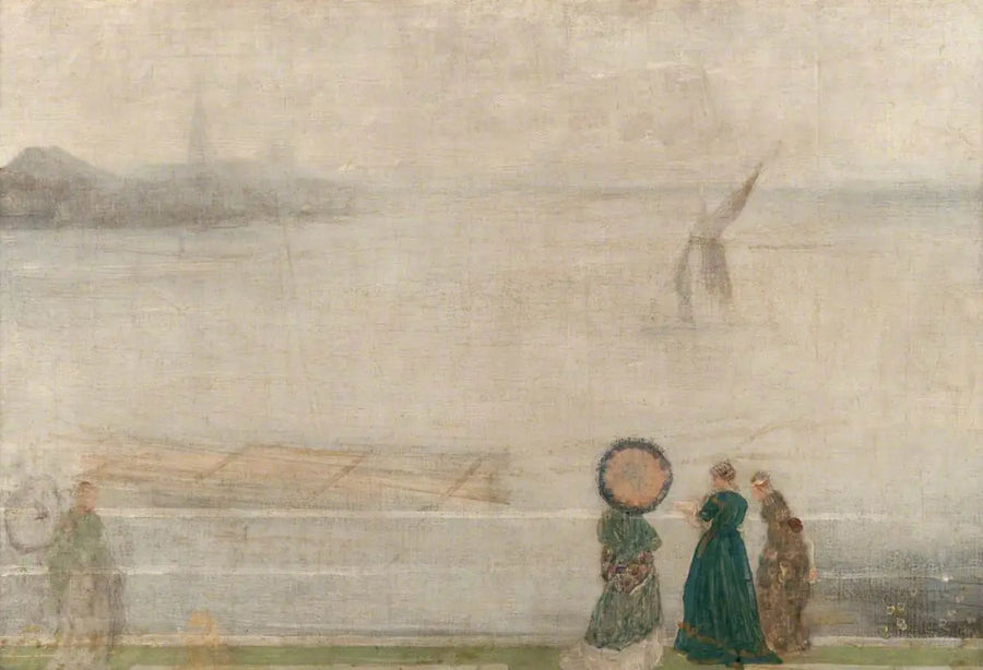 Battersea Reach z Lindsey Houses - James Abbott McNeill Whistler