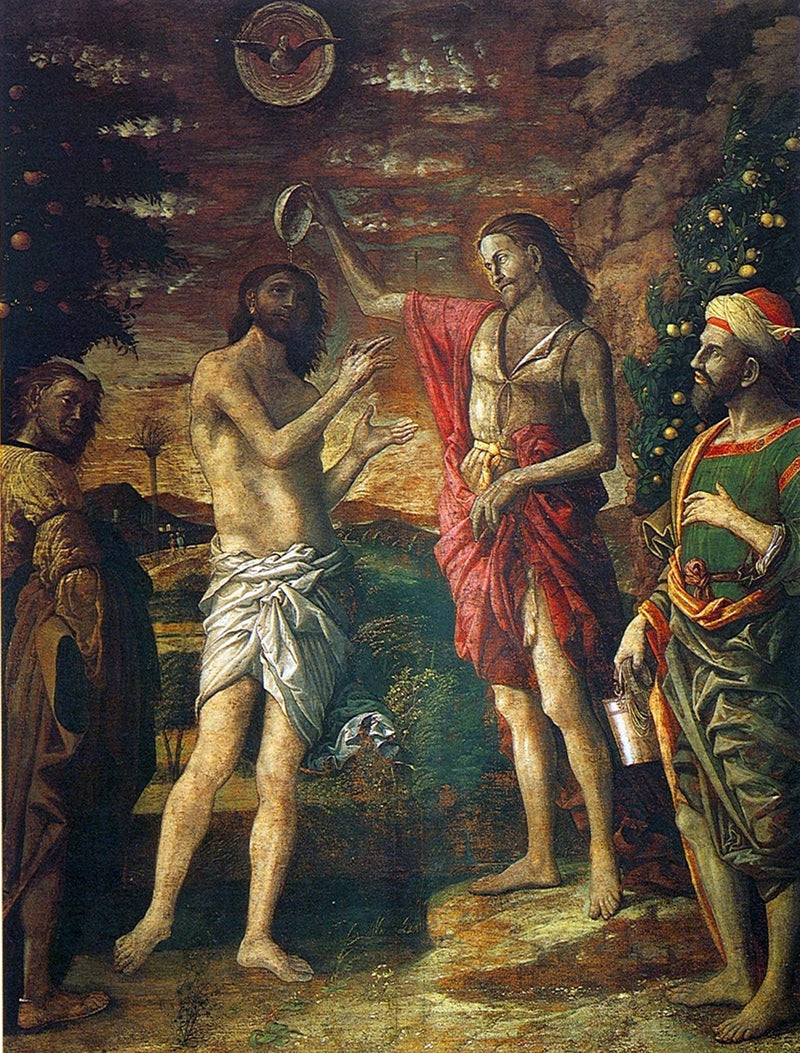 Chrzest Chrystusa - Andrea Mantegna