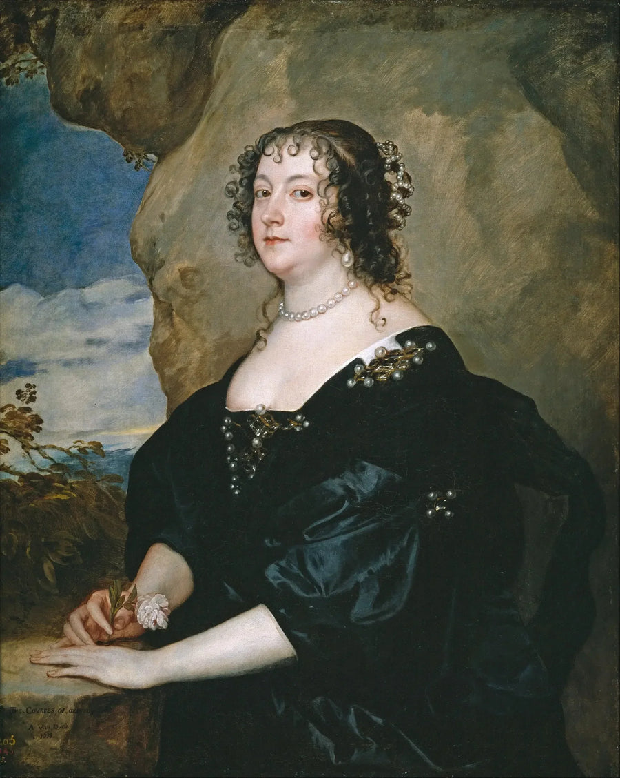 Beatriz van Hemmema, hrabina Oxford (dawniej Diana Cecil) - Antoine van Dyck