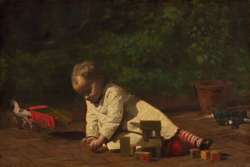 Dziecko bawiące się - Thomas Eakins