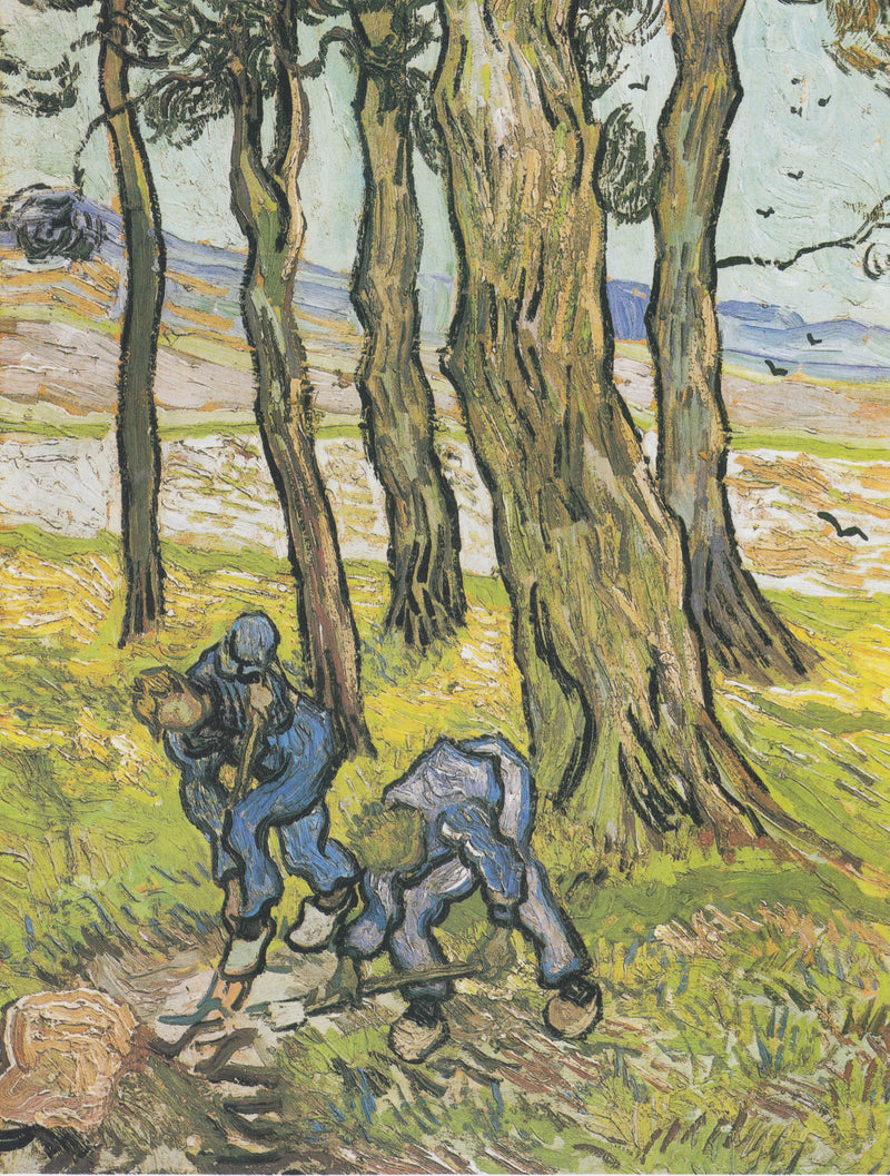 Dwaj kopacze wśród drzew / Kopacze - Vincent van Gogh