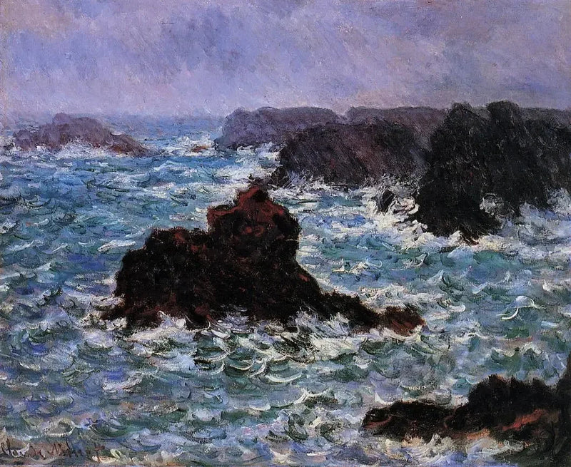 Belle-Île, efekt deszczu W1112 - Claude Monet
