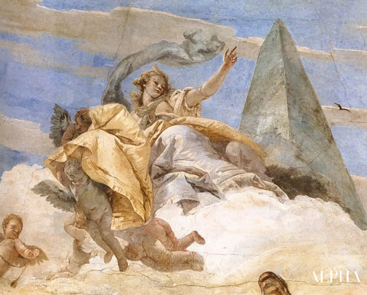 Bellérophon sur Pégase (détail) - Giambattista Tiepolo - Reproductions de tableaux et peintures haut de gamme