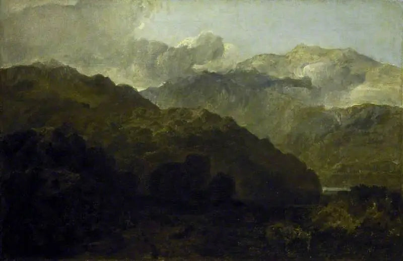 Góry Ben Lomond, Szkocja: Podróżnik - Vide Wojna Carosa Ossiana - J. M. W. Turner