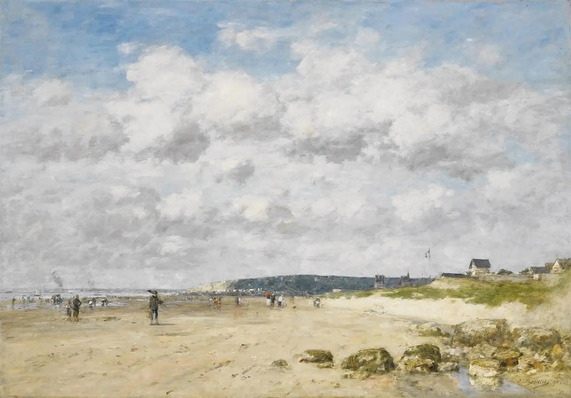 Bénerville, plaża - Eugène Boudin