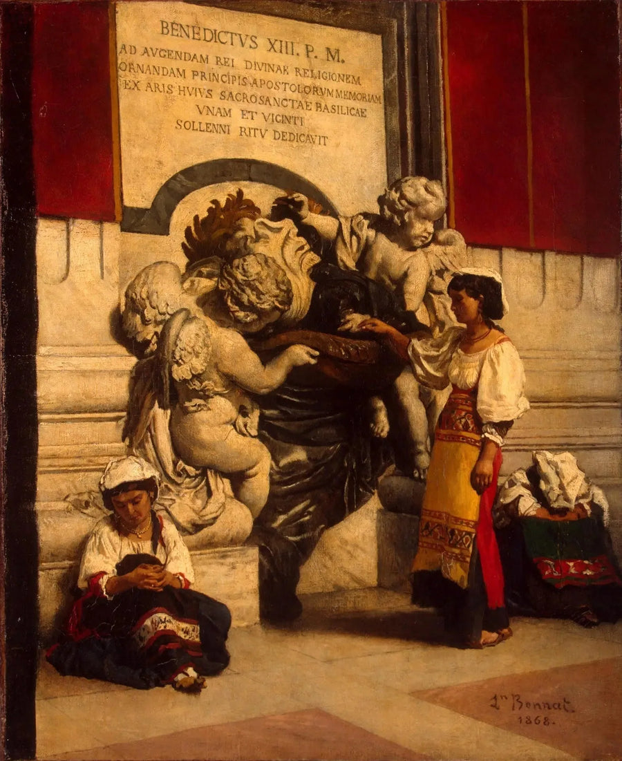 Relikwiarz bazyliki św. Piotra w Rzymie - Léon Bonnat