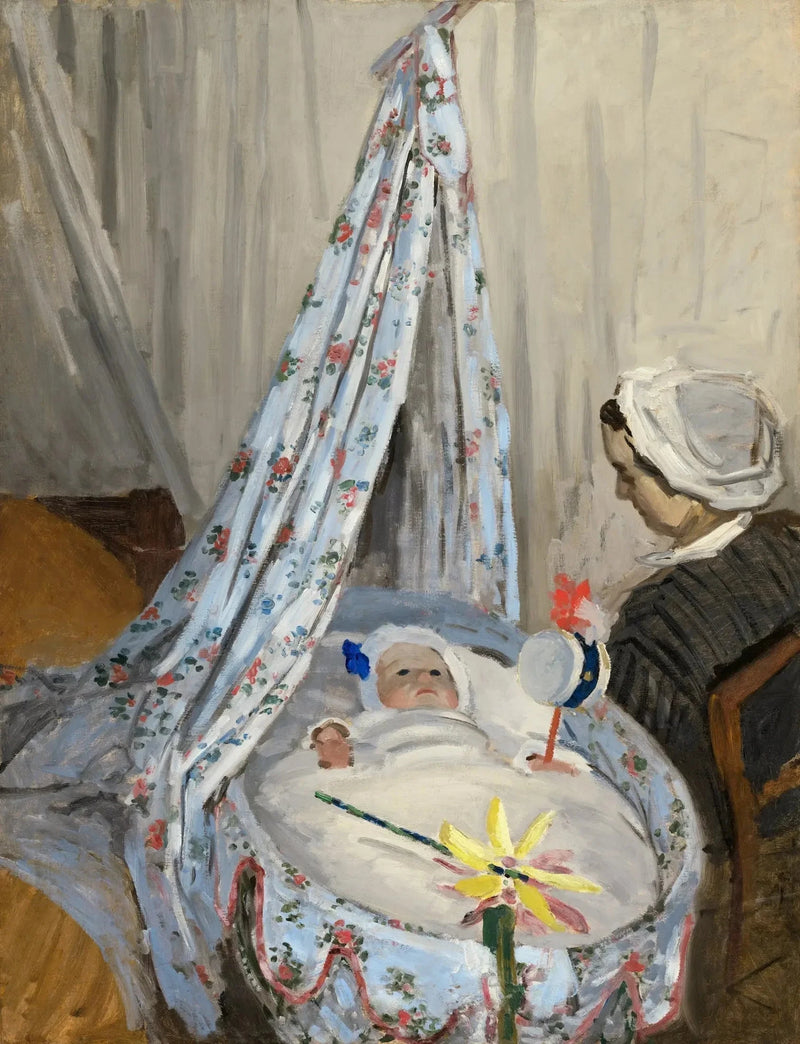 Le Berceau, Camille z Jeanem W101 - Claude Monet