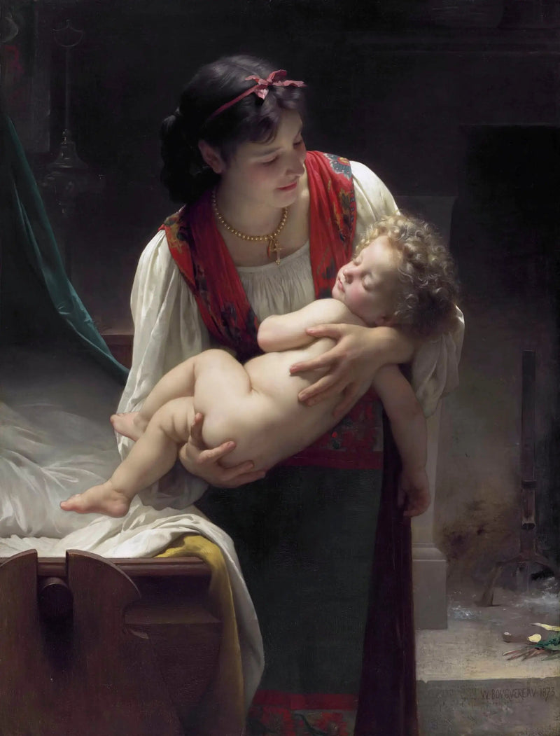 Kołysanka (Zachód słońca) - Bouguereau