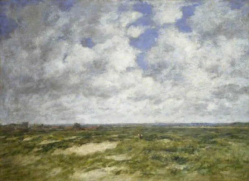 Berck, chmurny krajobraz - Eugène Boudin
