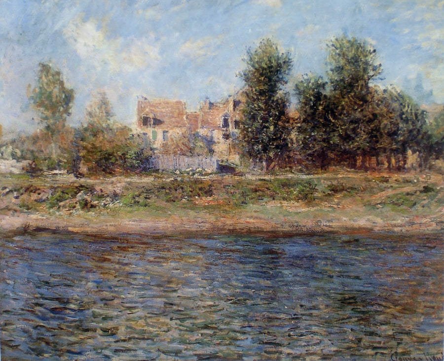 La Berge de la Seine w Lavacourt W615 - Claude Monet