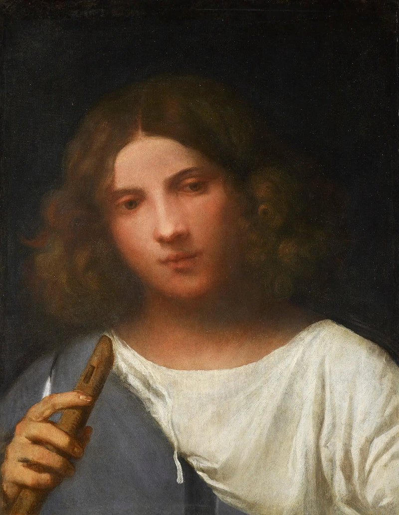 Berger z fletnią - Titian