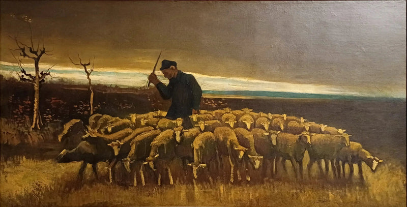 Pasterz z trzodą owiec - Vincent van Gogh