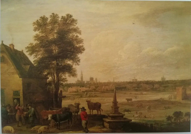 Pasący się w gospodzie - David Teniers Młodszy