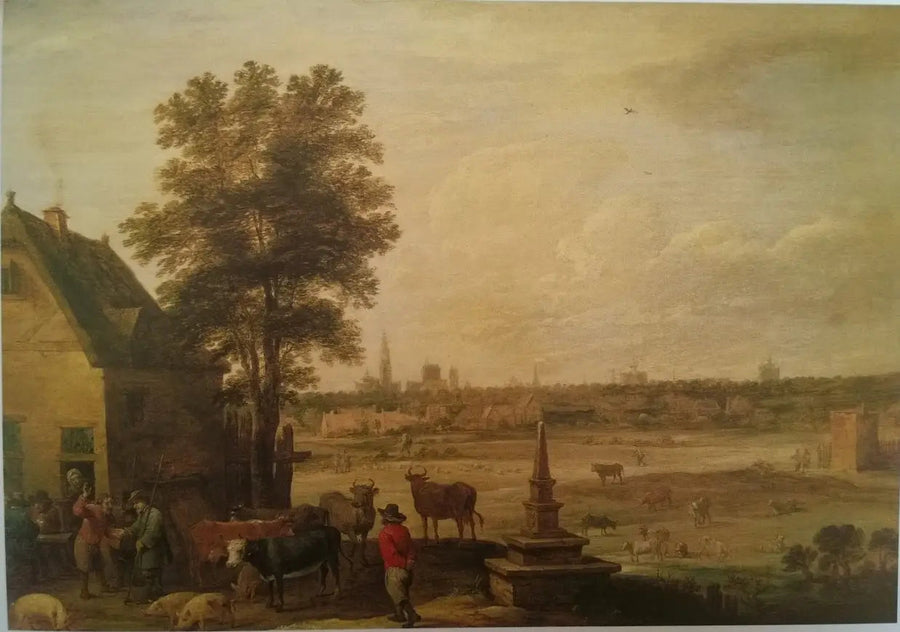 Pasący się w gospodzie - David Teniers Młodszy