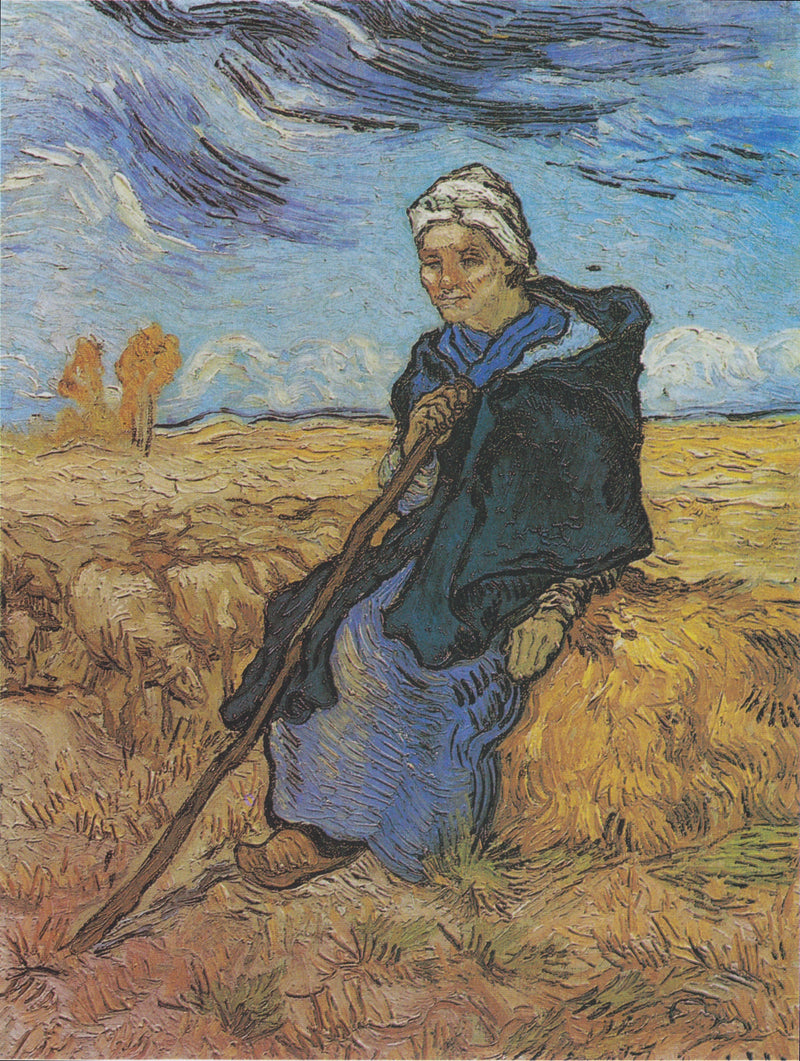 Bergère, La (według Milleta) - Vincent van Gogh