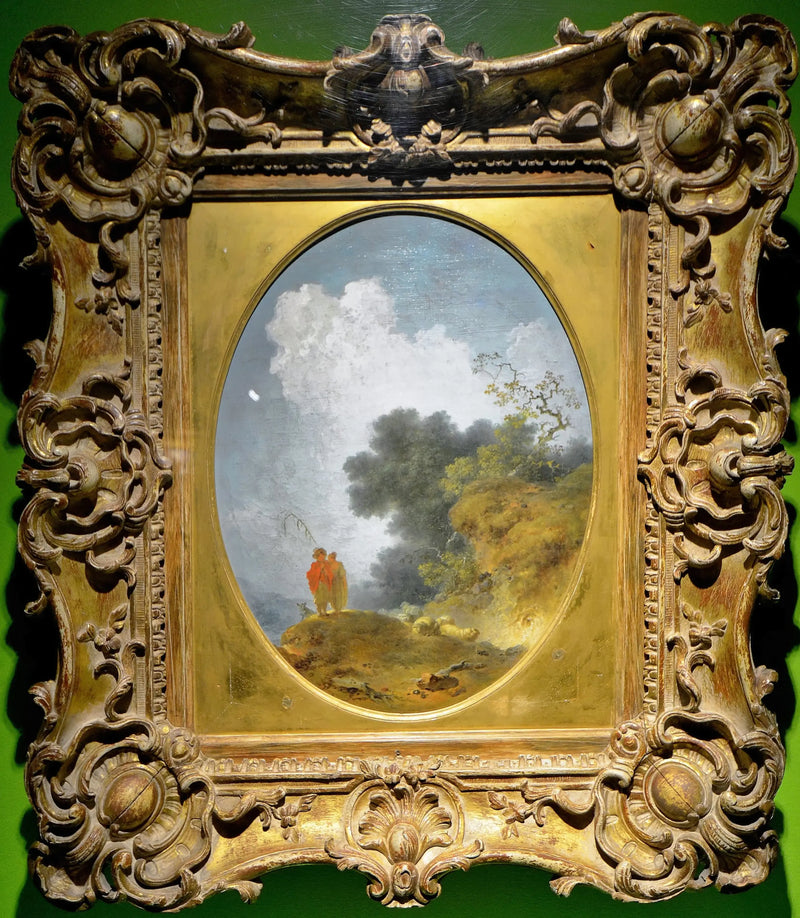 Bergowie na krajobrazie - Jean-Honoré Fragonard
