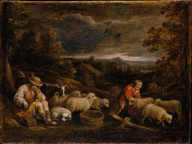 Bacy i owce - David Teniers Młodszy