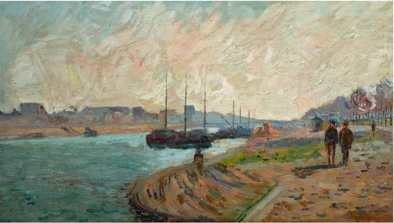 Berge de la Seine à Paris - Armand Guillaumin