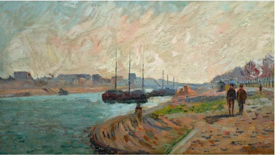 Berge de la Seine à Paris - Armand Guillaumin